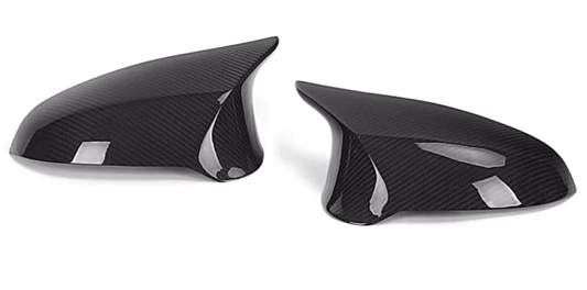 2014-2020 BMW M3 (F80) / M4 (F82) / M2 Competition (F87) OEM Replacement Dry Carbon Fiber Mirror Covers