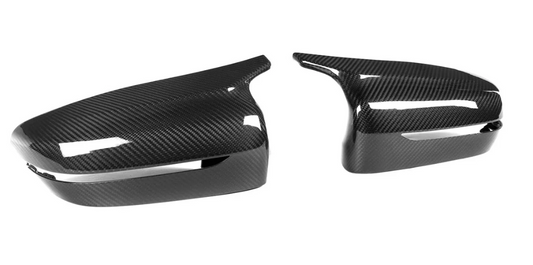 BMW M STYLE WING MIRROR COVERS IN DRY CARBON FIBRE (G20/22)
